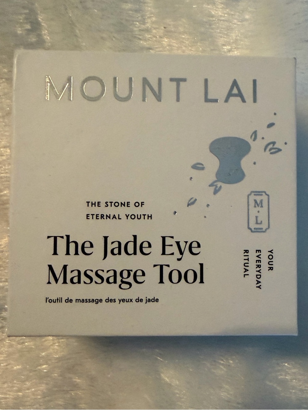 Jade Eye Massage Tool — White